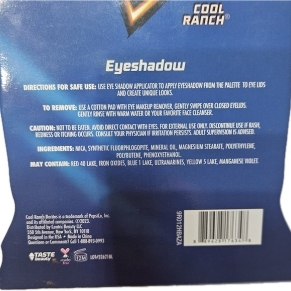 Doritos Cool Ranch Eye Shadow Palette 12 Colors Tortilla Chip Shades Makeup‎ - Picture 3 of 7